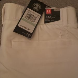 NWT Under Armour Womens White Heat Gear Shorts